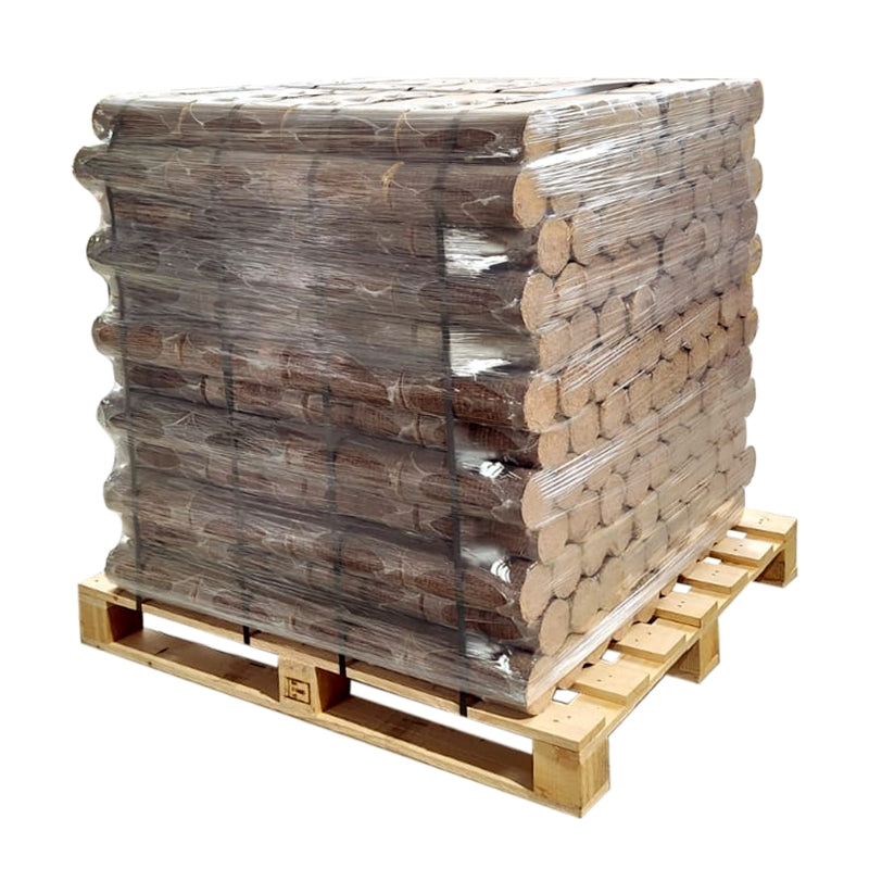 Hartholzbriketts rund XL - 100 % Hartholz